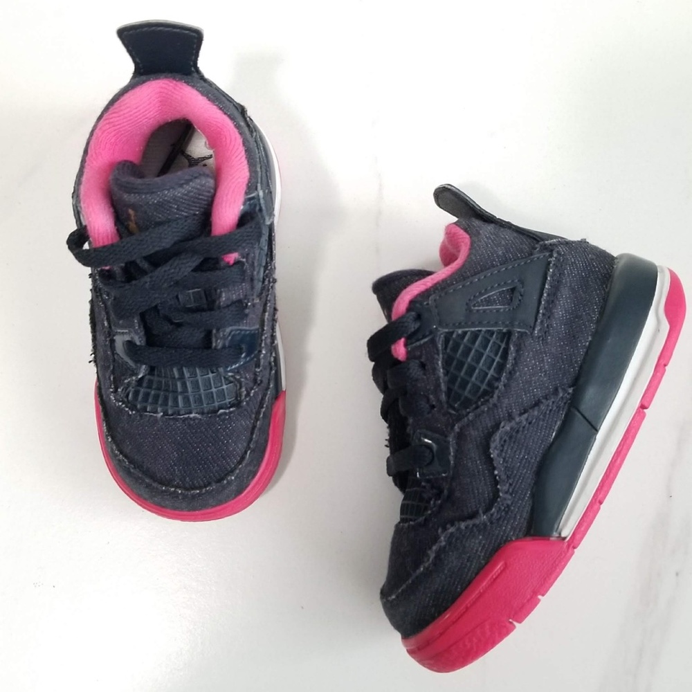 Jordan Pre-School 4 Retro Gt Fashion Sneakers 705345-408 Drk Obsdn Kid's Shoes